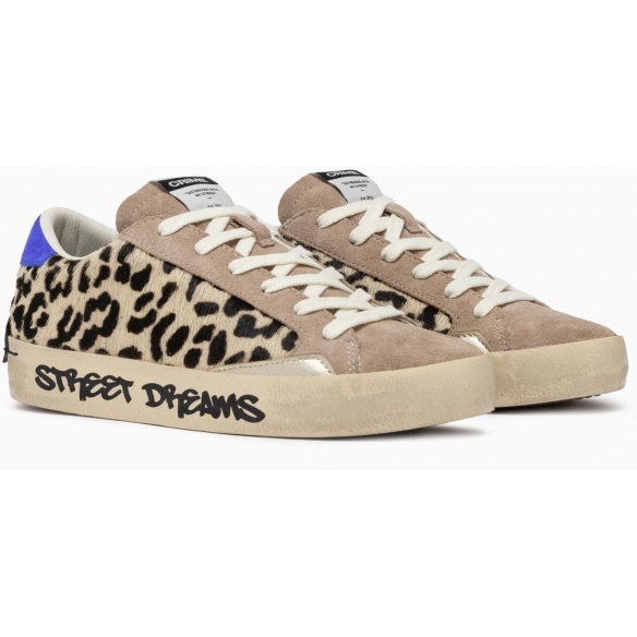 CRIME LONDON Sneakers Donna Distressed Animalier