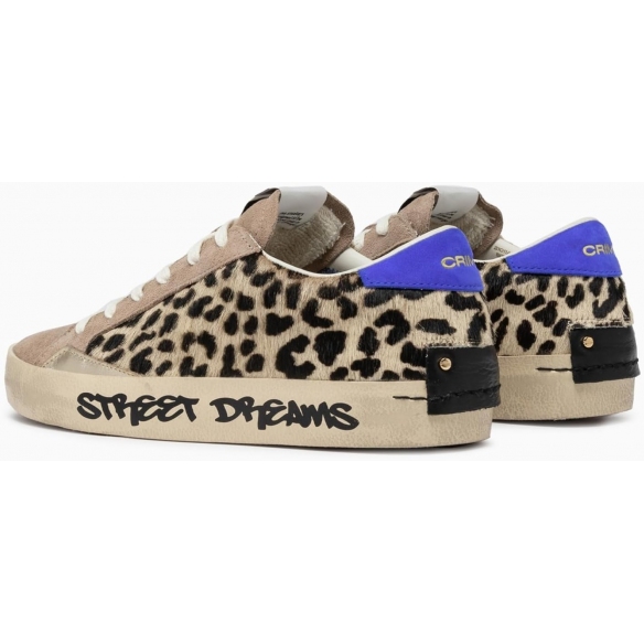 CRIME LONDON Sneakers Donna Distressed Animalier
