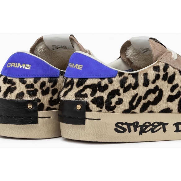 CRIME LONDON Sneakers Donna Distressed Animalier