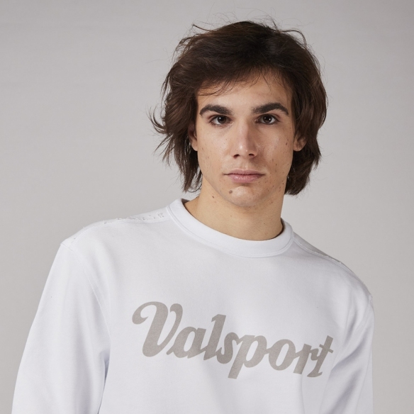 Valsport Felpa Girocollo Uomo Classic (Bianco)