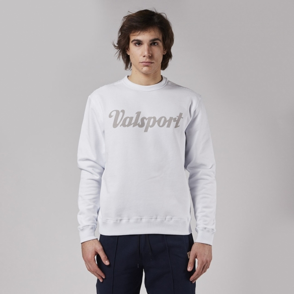 Valsport Felpa Girocollo Uomo Classic (Bianco)