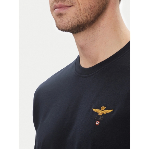 Aeronautica Militare T-shirt girocollo basica in cotone