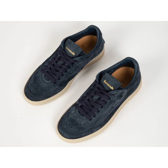 BARRACUDA Sneaker Vintage Artigianale in Morbido Camoscio (Modello Guga Suede)