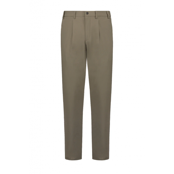 PEOPLE OF SHIBUYA Pantalone in Tessuto Tecnico Sensitive Comfort (Colore Verde)