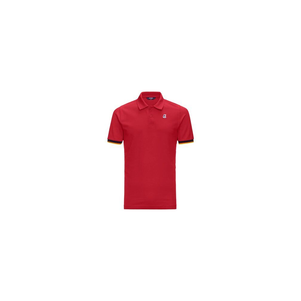 K-Way Polo Uomo Contrast Stretch...