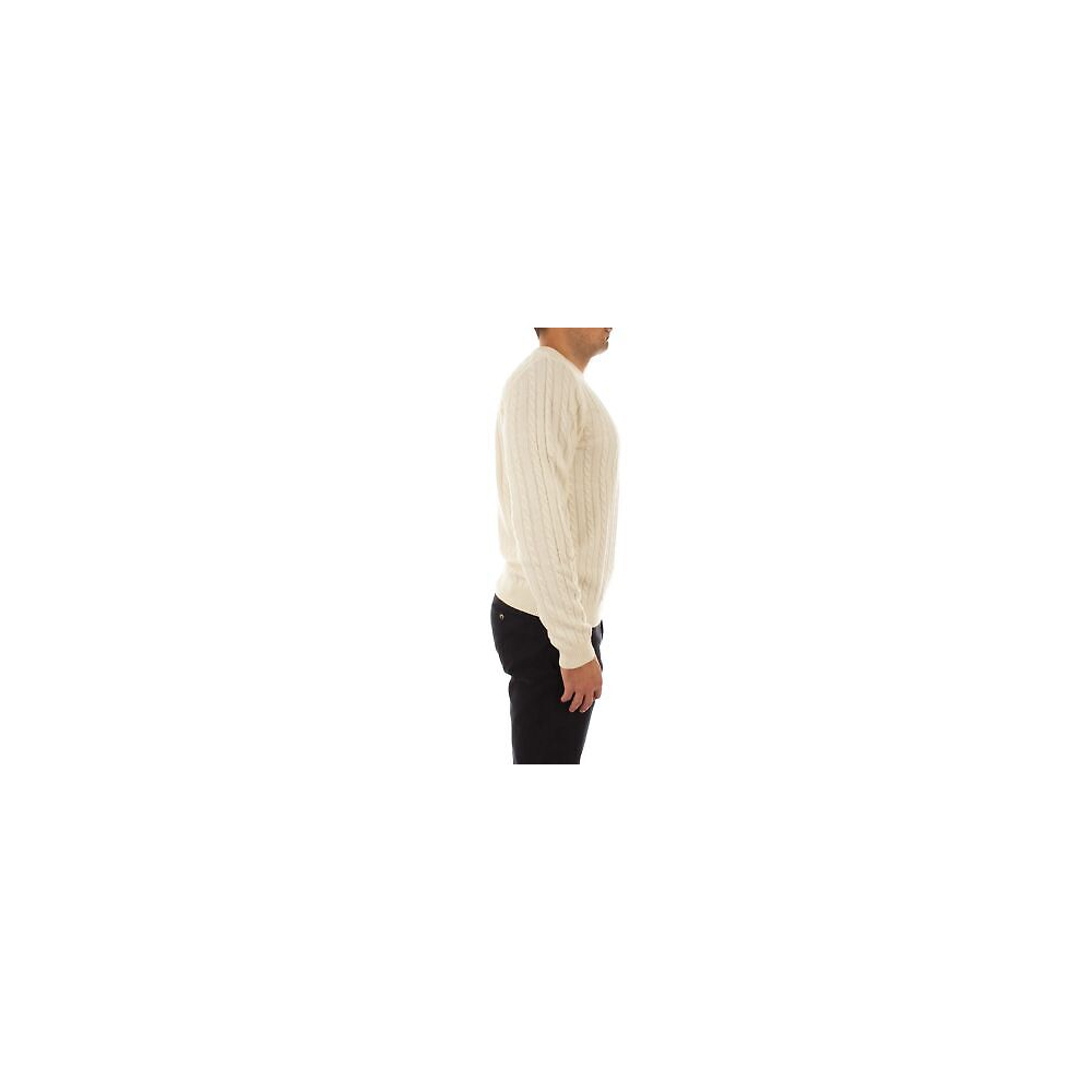 SUN 68 Maglia Uomo Bianco Panna