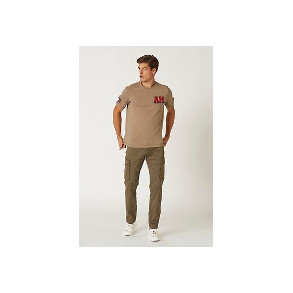 Aeronautica Militare Pantalone Tasconato PA1503 CT3024 (Colore Fango)