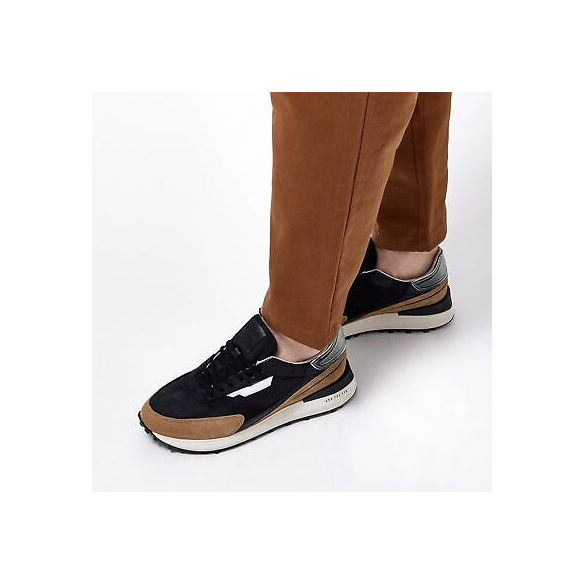D.A.T.E. Sneakers Uomo Lampo Nylon (Black)