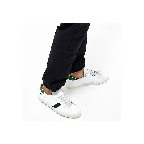 Sneakers Uomo D.A.T.E. Bianco Verde Hill Low Calf