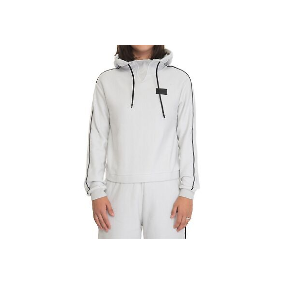 Emporio Armani EA7 Felpa Donna con Cappuccio Logo Series in Cotone (Lunar
