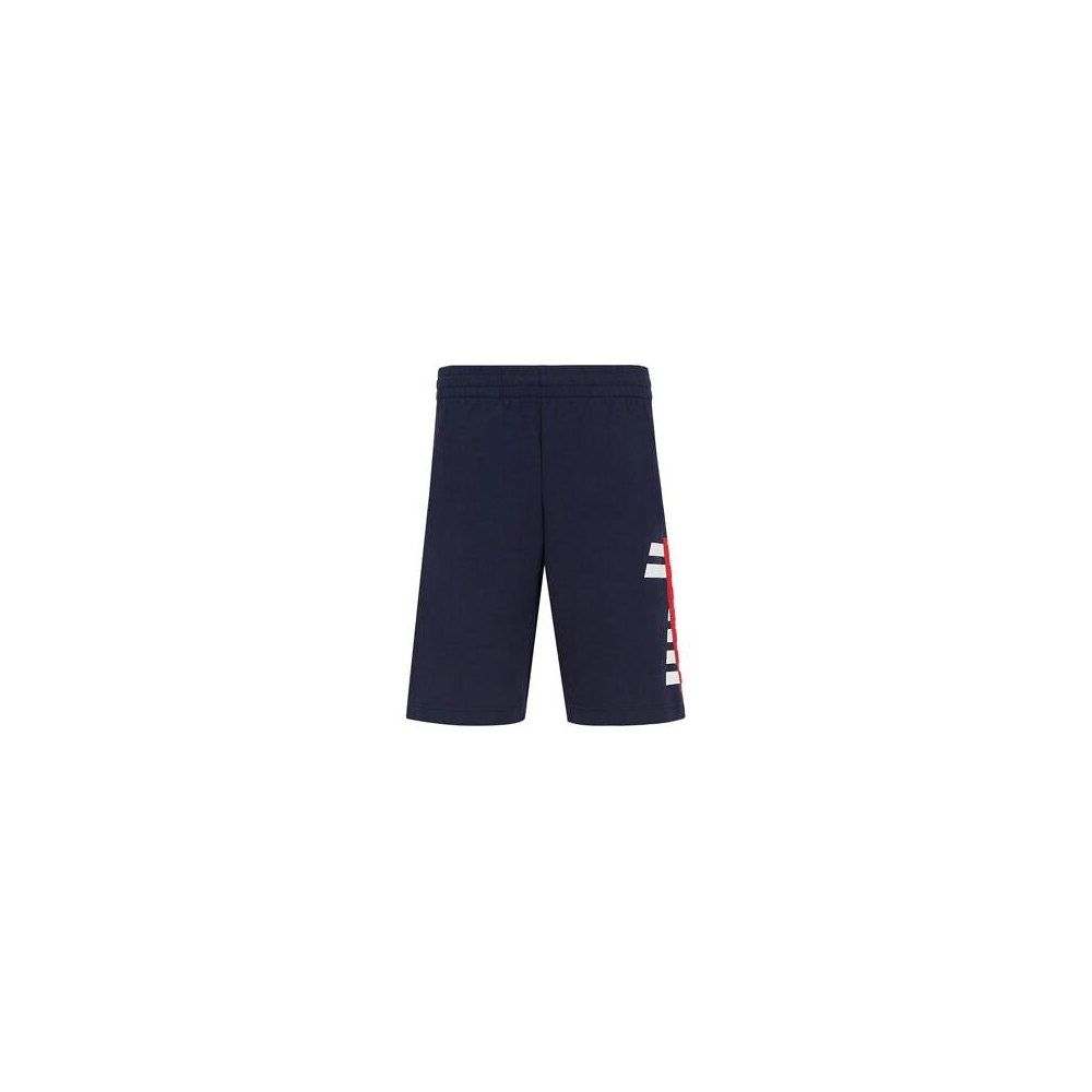Emporio Armani EA7 Bermuda con Maxi Stampa 7 (Blu Navy)