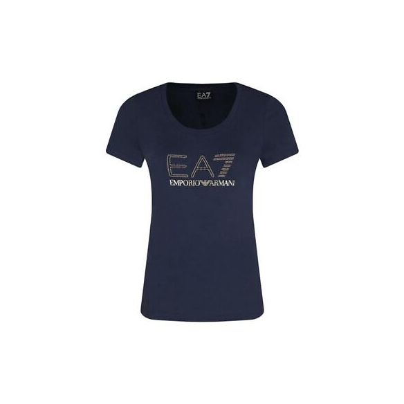 Emporio Armani EA7 T-Shirt con Maxi Logo 3KTT26 TJ12Z (Blu Navy)