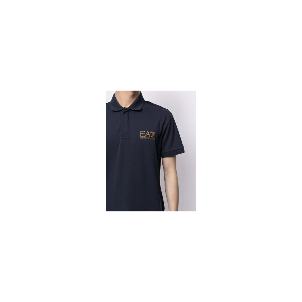 EA7 Polo Uomo Train Gold Label Pima...