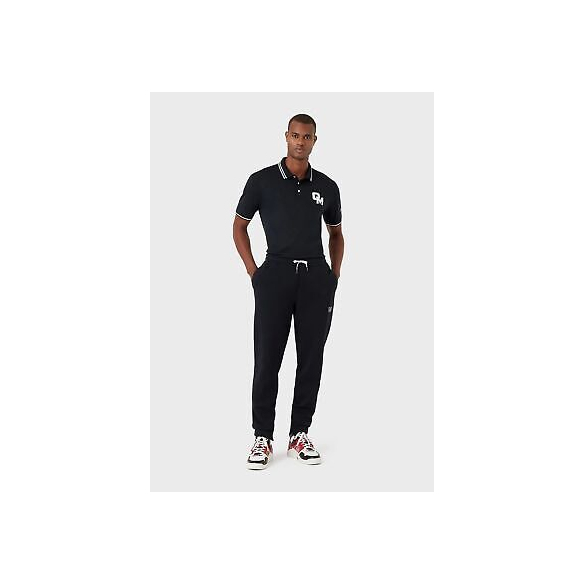 Polo Blu Navy EA7 Olimpia Milano (Loghi sul Petto)