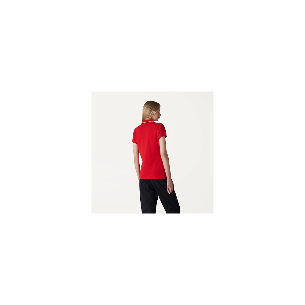 K-Way Polo Donna Alizee Stretch (Rosso)