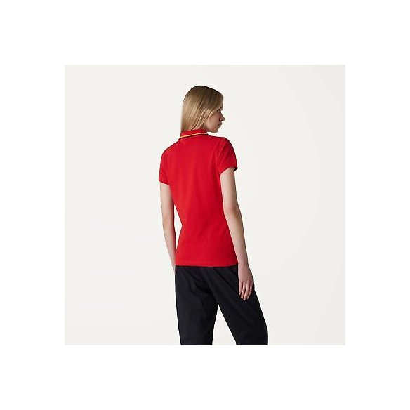 K-Way Polo Donna Alizee Stretch (Rosso)