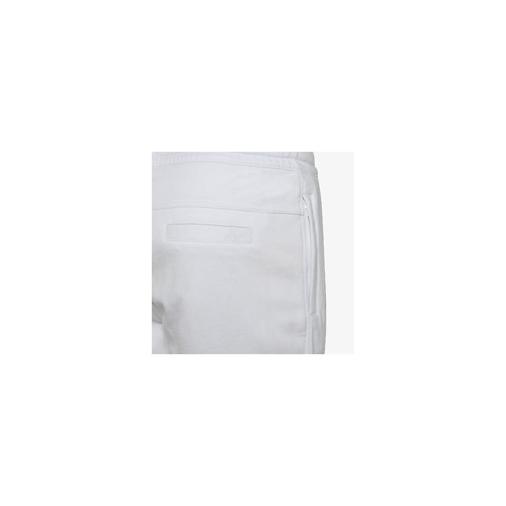 SUN68 Bermuda Uomo Cold Dye (Bianco)