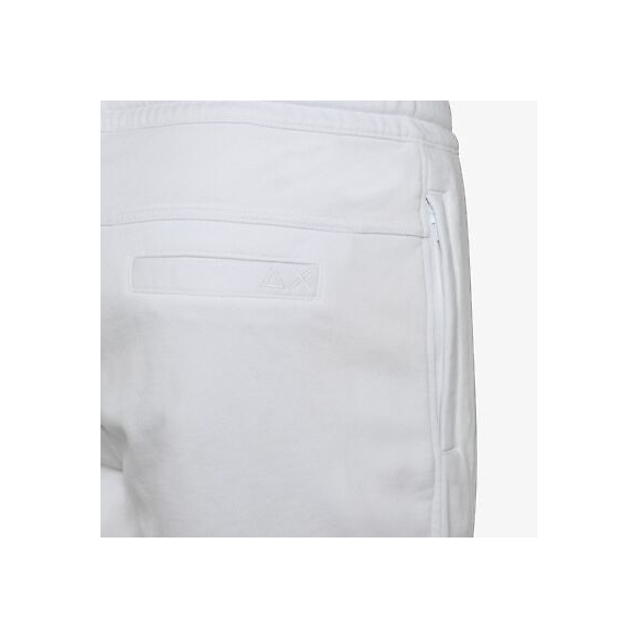 SUN68 Bermuda Uomo Cold Dye (Bianco)