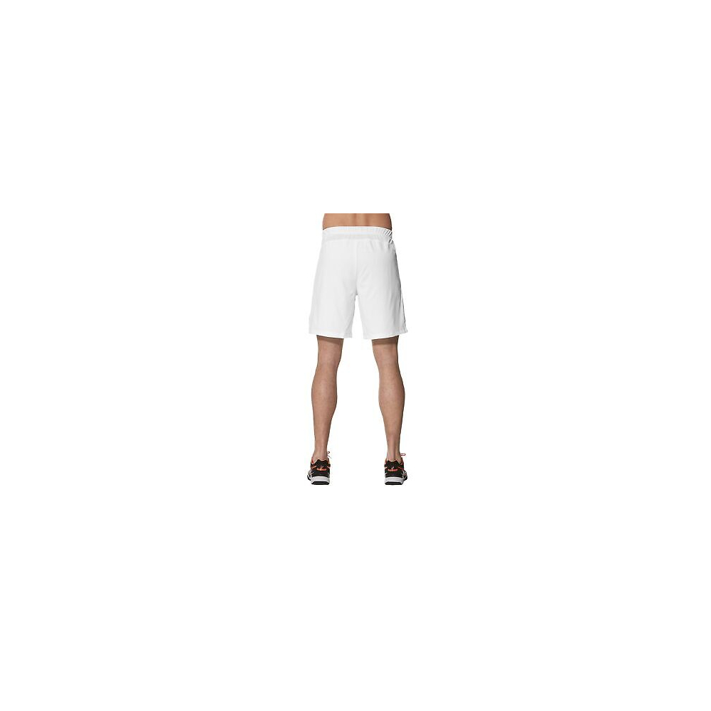 Asics M Club 7 in Pantaloni Corti, Uomo, Uomo, M Club 7IN, Bianco (Real White),