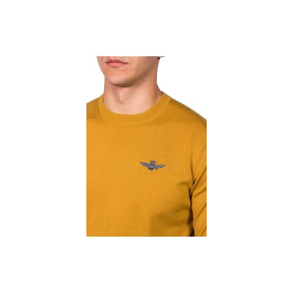 Aeronautica Militare Uomo Maglia Girocollo 212MA1351L416 XXL Giallo 57443 OCRA