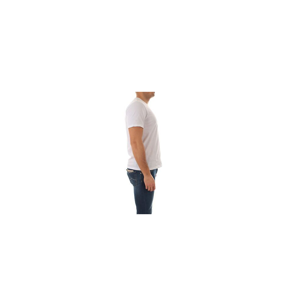 SUN68 T-Shirt Uomo Round Solid Pocket...