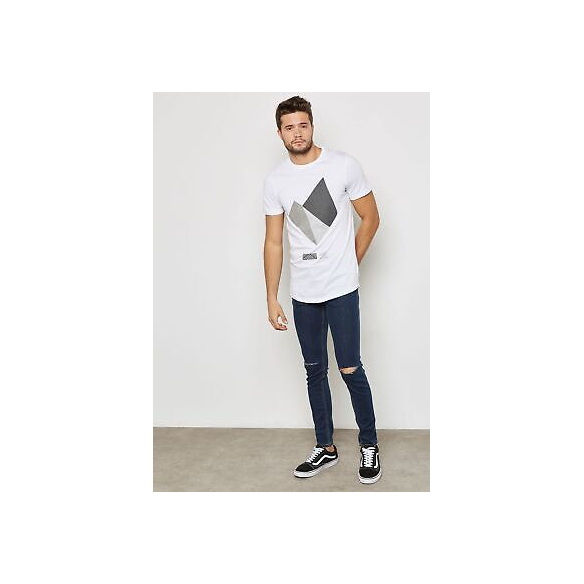 JACK&JONES 12134689 TONO T-SHIRT E CANOTTE Uomo WHITE XL