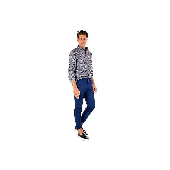 JACK & JONES Camicia Casual JPRBLACKBURN (Chambray Blue, S)