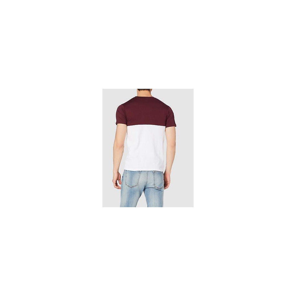 Vans T-Shirt Colorblock, White-Port...