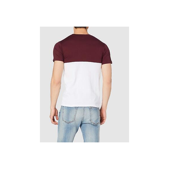 Vans T-Shirt Colorblock, White-Port Royale, XS Uomo