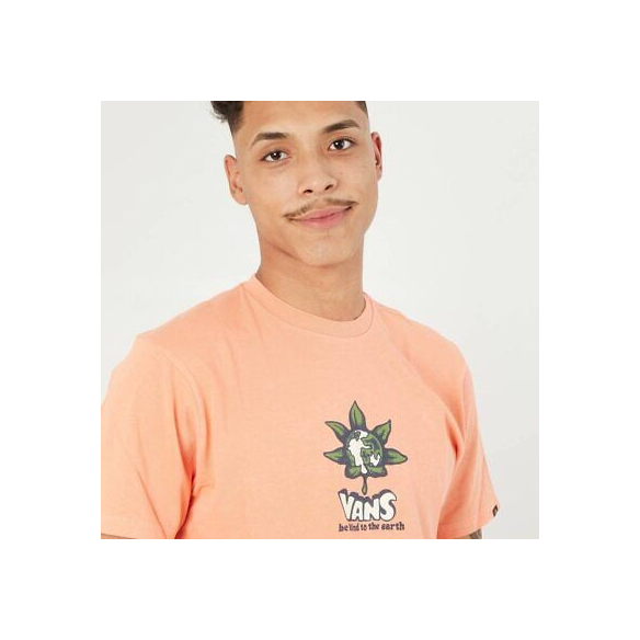 T-SHIRT VANS PEACE OF MIND SS MELON VN0A7PJYYST UOMO ARANCIONE Arancione L