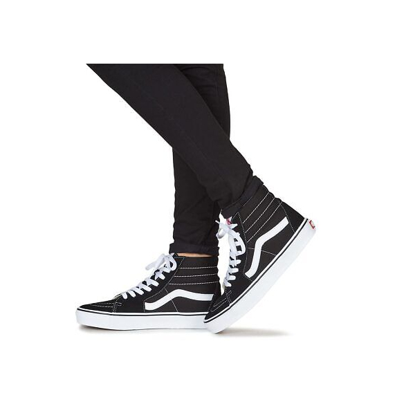 Vans, scarpe da skateboard classiche, unisex, da bambini, (Sk8 Hi Nero Bianco),