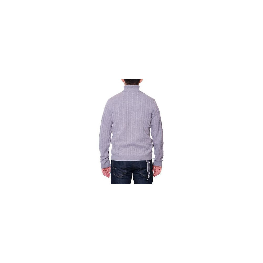 Sun68 Maglia Uomo Uomo Grigio Chiaro