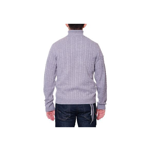 Sun68 Maglia Uomo Uomo Grigio Chiaro