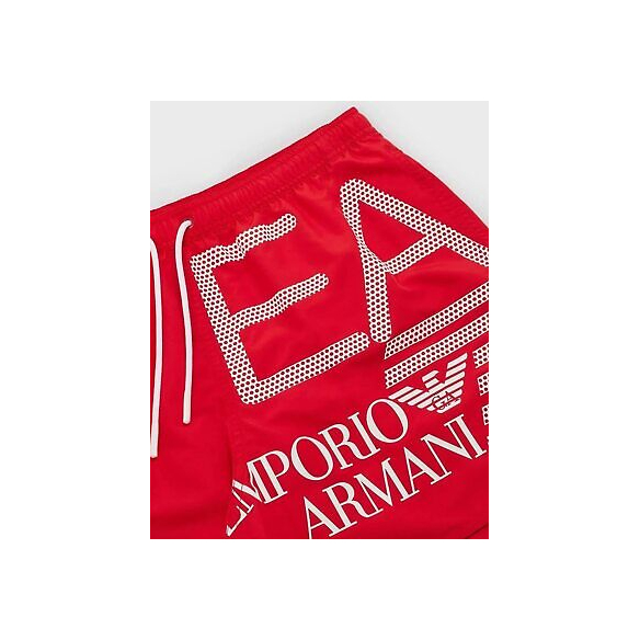 Emporio Armani EA7 Costume da Bagno Bermuda Uomo (Rosso 54)