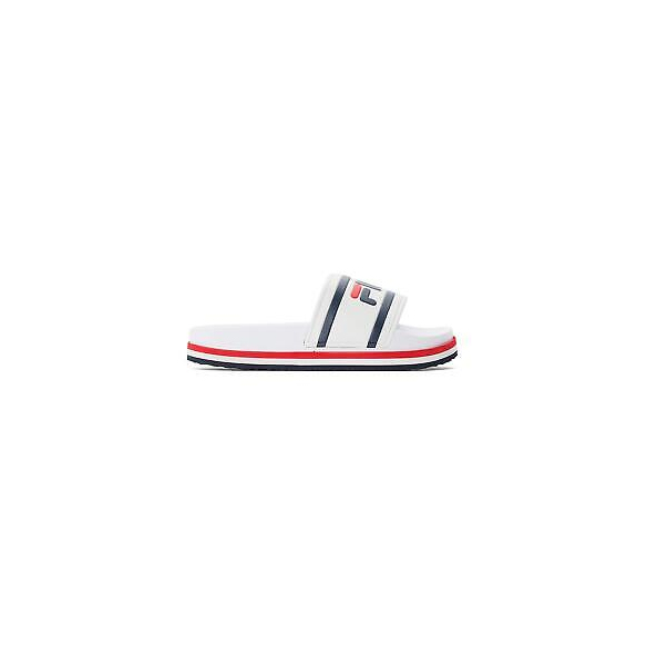 Fila Morro Bay Zeppa wmn, Sandalo, Donna, Bianco (White/Stripe), 39 EU