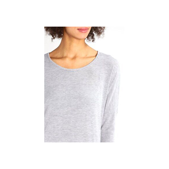 Vero Moda Vmhonie Loose Long 3/4 Top Rep Maglia a Maniche Lunghe, Grigio (Light