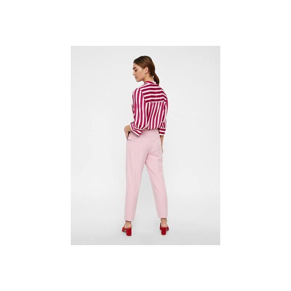 Vero Moda Vmstinna Highneck 3/4 Top Ki Camicia, Viola (Festival Fuchsia