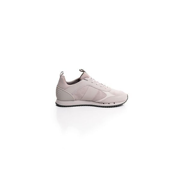 EA7 Sneaker English X8X027 XK173 (Silver Cloud + Gunmeta)