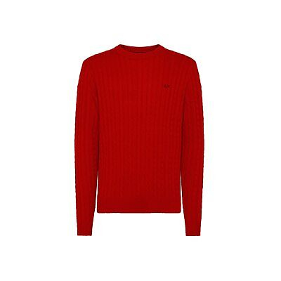 SUN68 Pullover Round Cable...