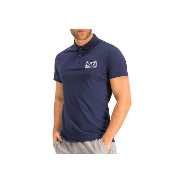 EA7 Polo Uomo S Blu 8npf12 Pjnqz 1/20 Primavera Estate 2020