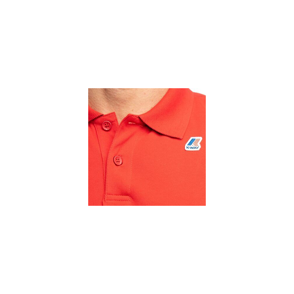 K-Way Polo Uomo Contrast Stretch...