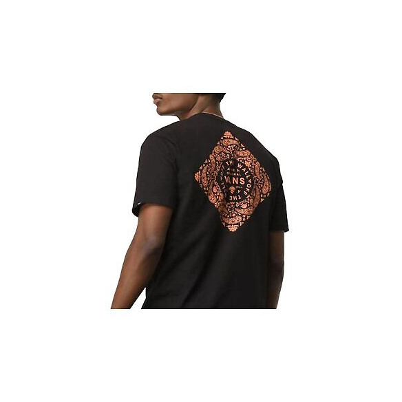 T-SHIRT UOMO VANS BANDANA PAISLY SS VN0A7PLTBLK
