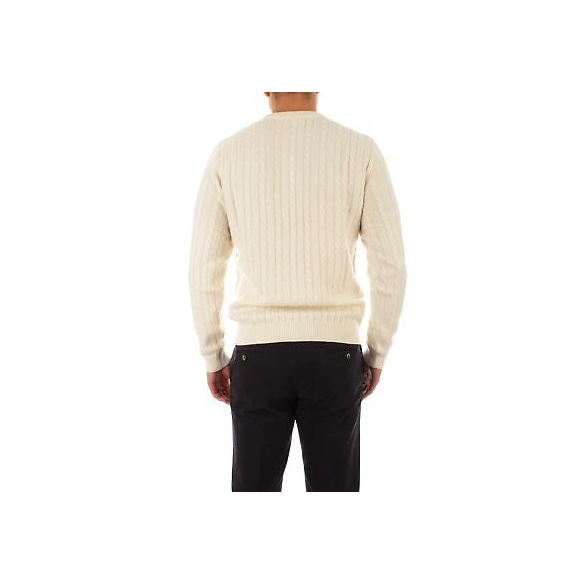 SUN 68 Maglia Uomo Bianco Panna