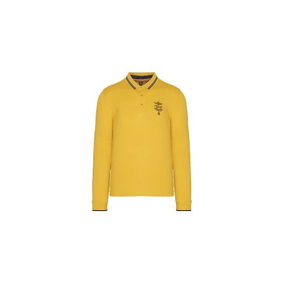 Aeronautica Militare Polo Basica Frecce Tricolori in piqu? (Dark Yellow)