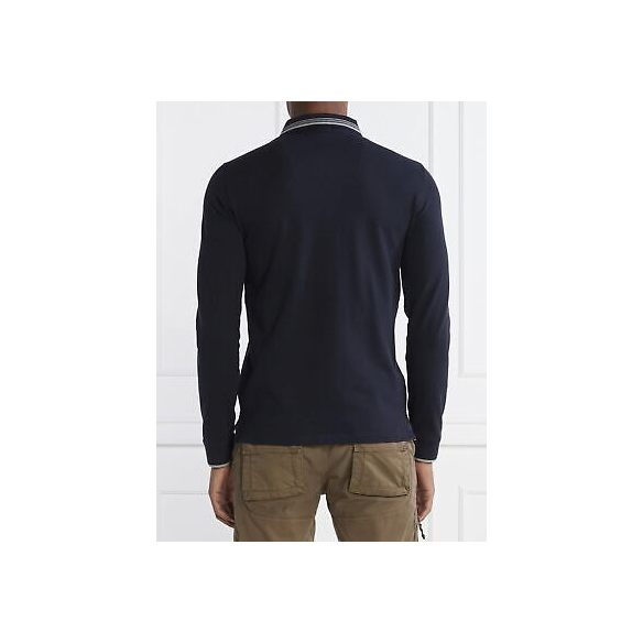 Aeronautica Militare Polo Uomo Frecce Tricolori in piqu? Dark Blu