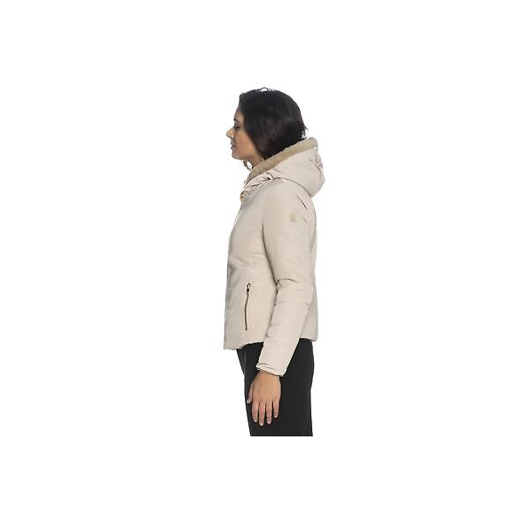 CIESSE PIUMINI ALBA - Giubbotto Eco da donna Reversibile (Beige)