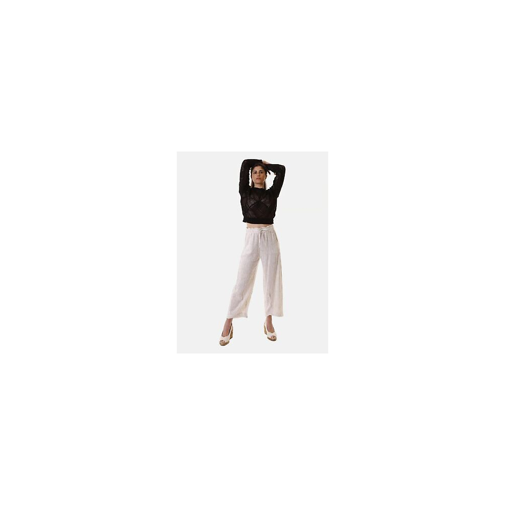 DEHA Pantaloni in Lino Wide-Leg...
