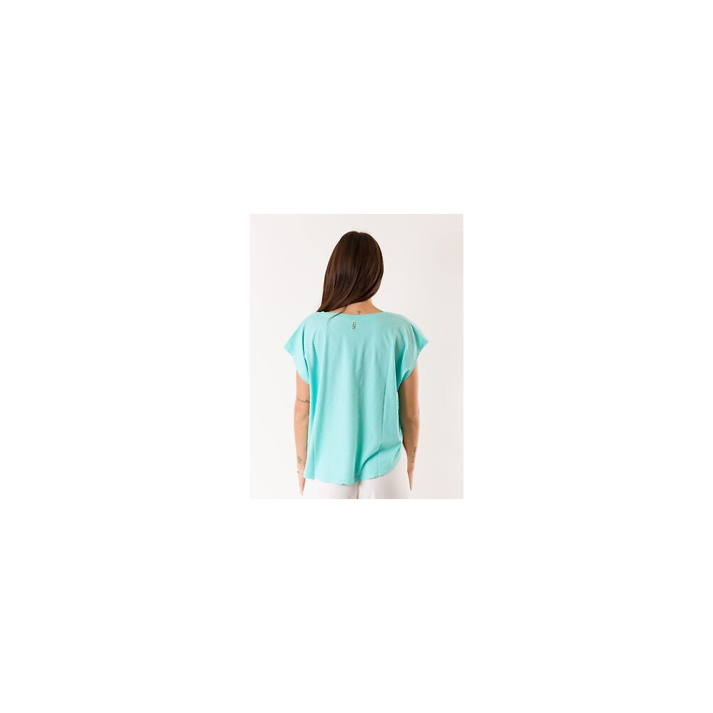 DEHA T-Shirt Donna Loose-Fit (Acqua...