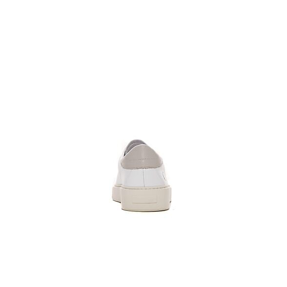 D.A.T.E. Sneaker da Uomo Levante Bianca e Beige in Pelle - Levante M