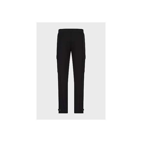 Emporio Armani Pantaloni Evo Mix in Tessuto Tecnico (Black)